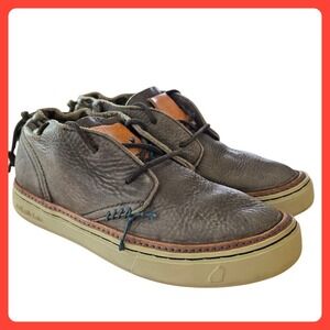 Mens‎ Satorisan Gray Leather Chukka Ankle Boots - Size EU 41, UK 7.5, US 8.5